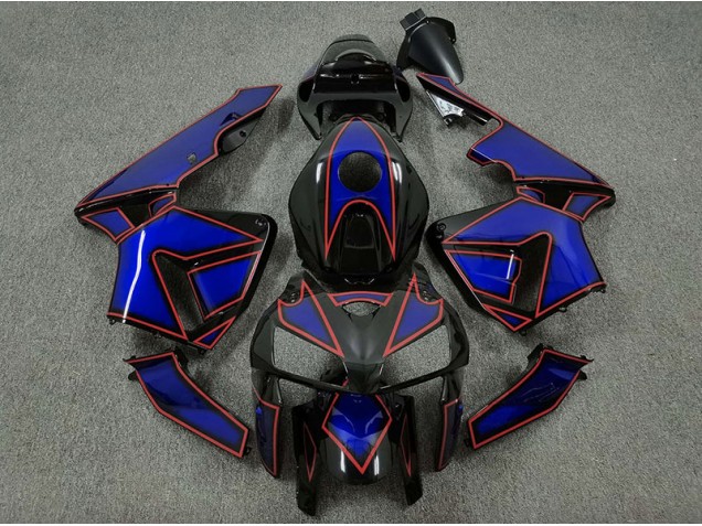 2005-2006 Blue and Red Turtle Honda CBR600RR Motorcycle Fairings 2005-2006 Blue and Red Turtle Honda CBR600RR Motorcycle Fairings