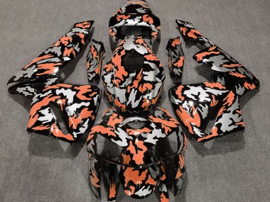 2005-2006 Camo & LIGHT ORANGE Honda CBR600RR Motorcycle Fairings