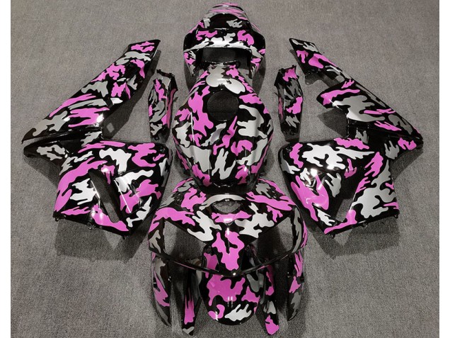 2005-2006 Camo & LIGHT PINK Honda CBR600RR Motorcycle Fairings 2005-2006 Camo & LIGHT PINK Honda CBR600RR Motorcycle Fairings