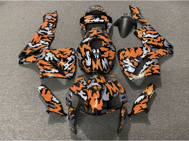 2005-2006 Camo & ORANGE Honda CBR600RR Motorcycle Fairings 2005-2006 Camo & ORANGE Honda CBR600RR Motorcycle Fairings