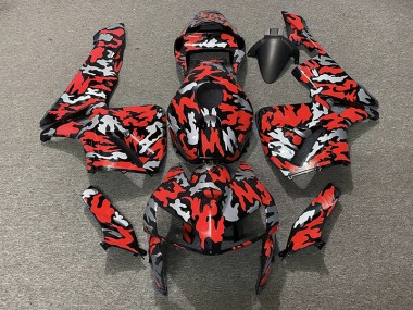 2005-2006 Camo & RED Honda CBR600RR Motorcycle Fairings