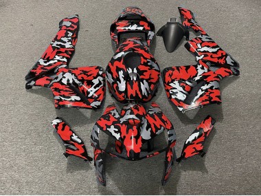 2005-2006 Camo & RED Honda CBR600RR Motorcycle Fairings