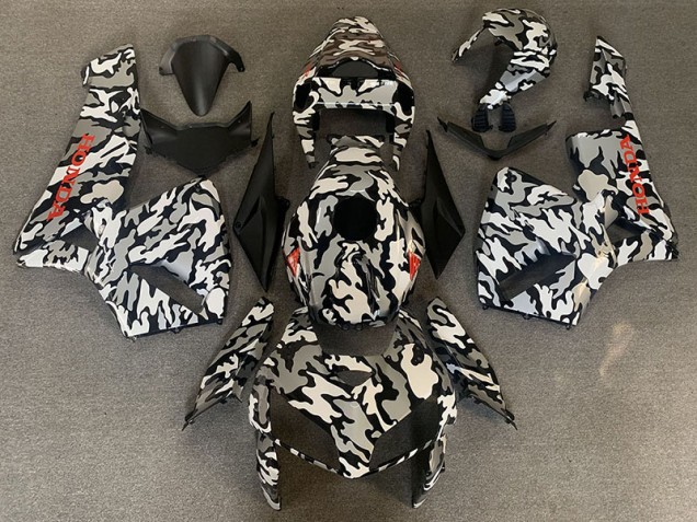2005-2006 Camo & RED decals Honda CBR600RR Motorcycle Fairings 2005-2006 Camo & RED decals Honda CBR600RR Motorcycle Fairings