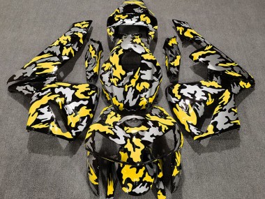 2005-2006 Camo & YELLOW Honda CBR600RR Motorcycle Fairings