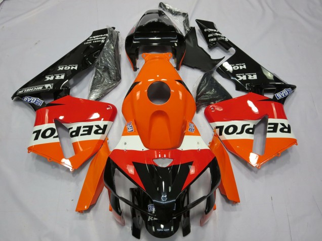 2005-2006 Classic Repsol Honda CBR600RR Motorcycle Fairings 2005-2006 Classic Repsol Honda CBR600RR Motorcycle Fairings