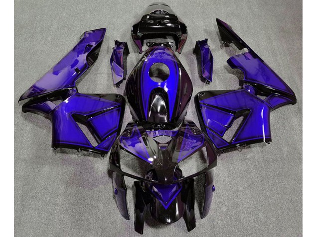2005-2006 Deep Blue Honda CBR600RR Motorcycle Fairings 2005-2006 Deep Blue Honda CBR600RR Motorcycle Fairings
