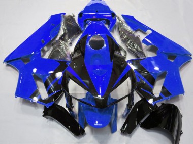 2005-2006 Gloss Blue & Black Design Honda CBR600RR Motorcycle Fairings