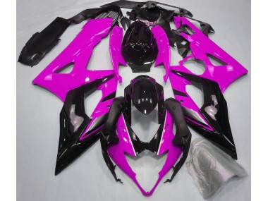 2005-2006 Gloss Pink and Black Suzuki GSXR 1000 Motorcycle Fairings