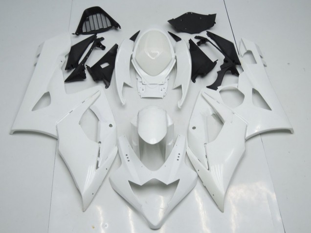 2005-2006 Gloss White Suzuki GSXR 1000 Motorcycle Fairings 2005-2006 Gloss White Suzuki GSXR 1000 Motorcycle Fairings