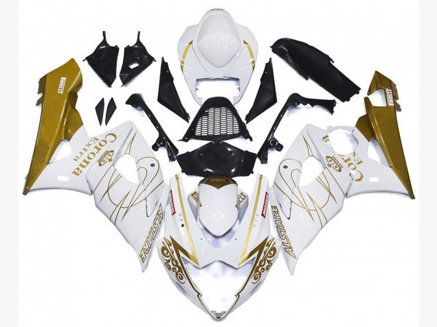 2005-2006 Gold Gloss Corona Custom Suzuki GSXR 1000 Motorcycle Fairings 2005-2006 Gold Gloss Corona Custom Suzuki GSXR 1000 Motorcycle Fairings