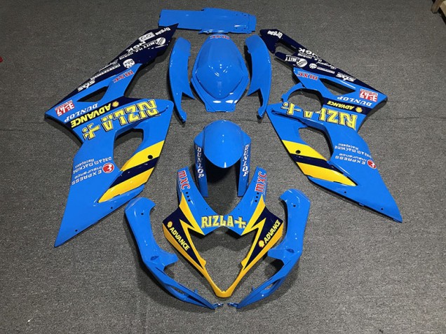 2005-2006 Light Blue Rizla Suzuki GSXR 1000 Motorcycle Fairings 2005-2006 Light Blue Rizla Suzuki GSXR 1000 Motorcycle Fairings
