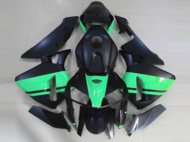 2005-2006 Matte Black & Special Green Honda CBR600RR Motorcycle Fairings