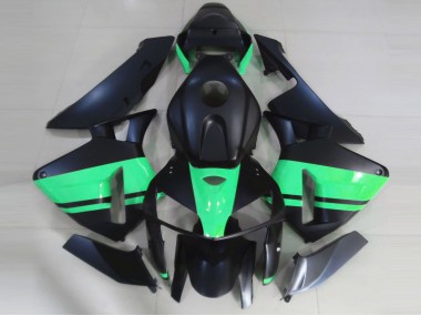 2005-2006 Matte Black & Special Green Honda CBR600RR Motorcycle Fairings