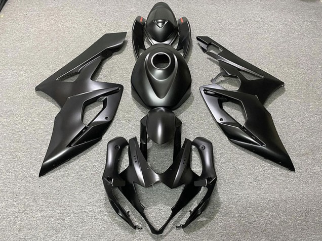 2005-2006 Matte Black Suzuki GSXR 1000 Motorcycle Fairings 2005-2006 Matte Black Suzuki GSXR 1000 Motorcycle Fairings