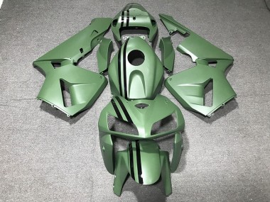 2005-2006 Matte Green Honda CBR600RR Motorcycle Fairings