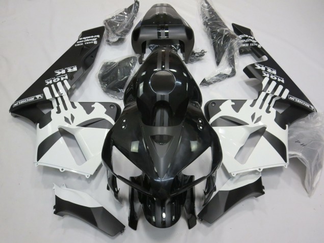 2005-2006 Matte & White Punisher Logo Honda CBR600RR Motorcycle Fairings 2005-2006 Matte & White Punisher Logo Honda CBR600RR Motorcycle Fairings