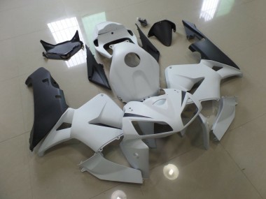 2005-2006 Matte White and Black Honda CBR600RR Motorcycle Fairings