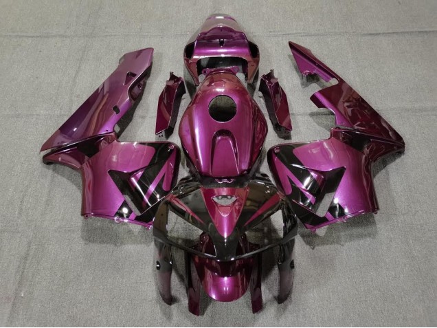 2005-2006 Metallic Purple & Black Decal Honda CBR600RR Motorcycle Fairings 2005-2006 Metallic Purple & Black Decal Honda CBR600RR Motorcycle Fairings