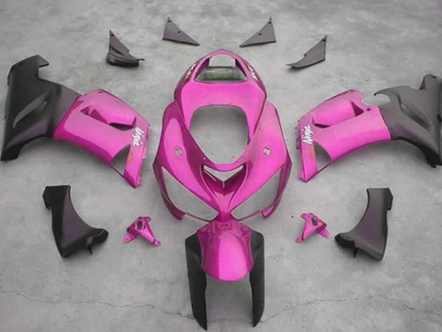 2005-2006 Pink Kawasaki ZX6R Motorcycle Fairings 2005-2006 Pink Kawasaki ZX6R Motorcycle Fairings