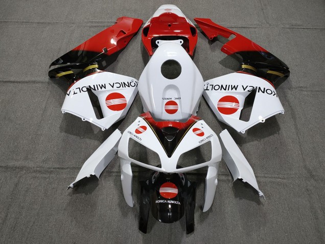 2005-2006 Red KM Honda CBR600RR Motorcycle Fairings 2005-2006 Red KM Honda CBR600RR Motorcycle Fairings