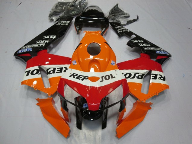 2005-2006 Repsol Design Honda CBR600RR Motorcycle Fairings 2005-2006 Repsol Design Honda CBR600RR Motorcycle Fairings