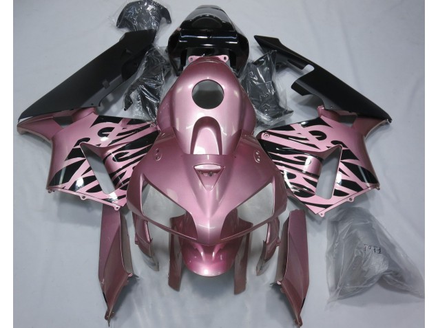 2005-2006 Rose Pink Flame Honda CBR600RR Motorcycle Fairings 2005-2006 Rose Pink Flame Honda CBR600RR Motorcycle Fairings