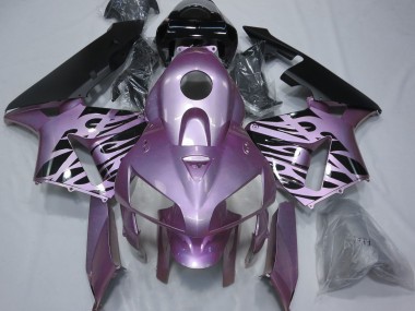 2005-2006 Rose Purple Flame Honda CBR600RR Motorcycle Fairings