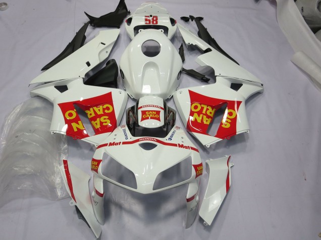 2005-2006 San Carlo 58 Honda CBR600RR Motorcycle Fairings 2005-2006 San Carlo 58 Honda CBR600RR Motorcycle Fairings