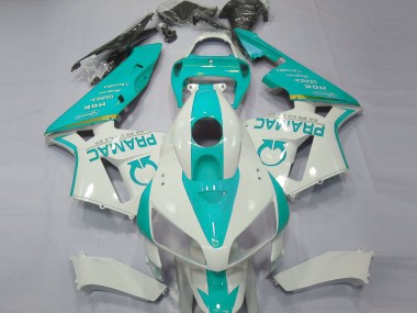 2005-2006 Teal Custom Honda CBR600RR Motorcycle Fairings