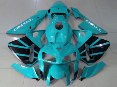 2005-2006 Teal OEM Style Honda CBR600RR Motorcycle Fairings