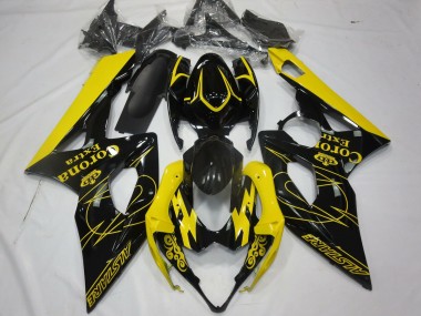 2005-2006 Yellow Corona Suzuki GSXR 1000 Motorcycle Fairings