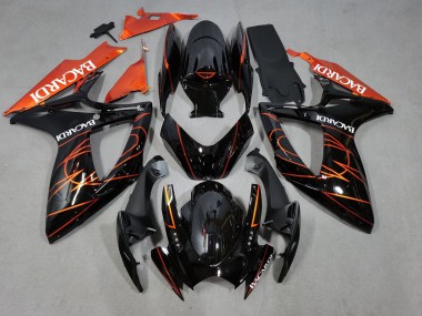 2006-2007 Bacardi Suzuki GSXR 600-750 Motorcycle Fairings