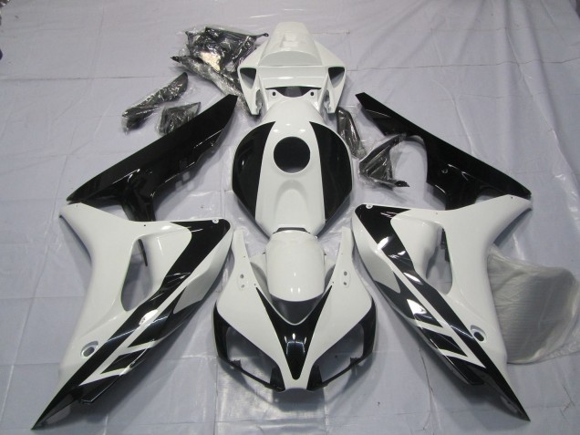 2006-2007 Black and White OEM Style No Decals Honda CBR1000RR Motorcycle Fairings 2006-2007 Black and White OEM Style No Decals Honda CBR1000RR Motorcycle Fairings