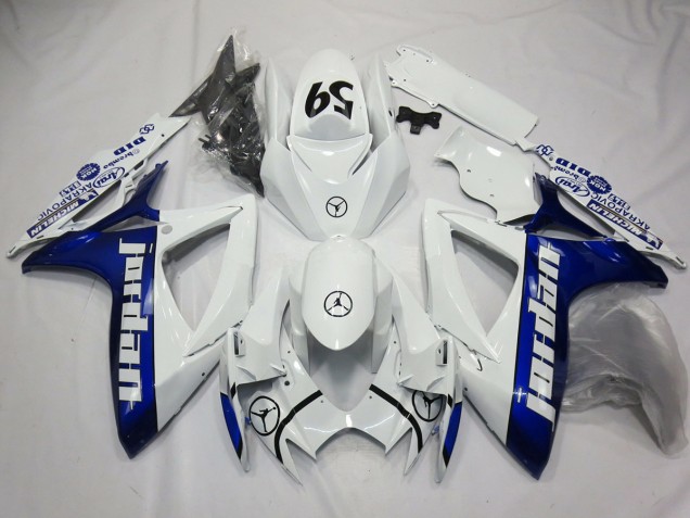 2006-2007 Blue Jordan Suzuki GSXR 600-750 Motorcycle Fairings 2006-2007 Blue Jordan Suzuki GSXR 600-750 Motorcycle Fairings