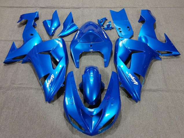 2006-2007 Blue Ninja Kawasaki ZX10R Motorcycle Fairings 2006-2007 Blue Ninja Kawasaki ZX10R Motorcycle Fairings