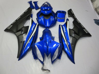 2006-2007 Blue and Black Design Yamaha R6 Motorcycle Fairings