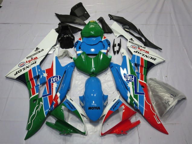 2006-2007 Classic Dunlop Yamaha R6 Motorcycle Fairings 2006-2007 Classic Dunlop Yamaha R6 Motorcycle Fairings