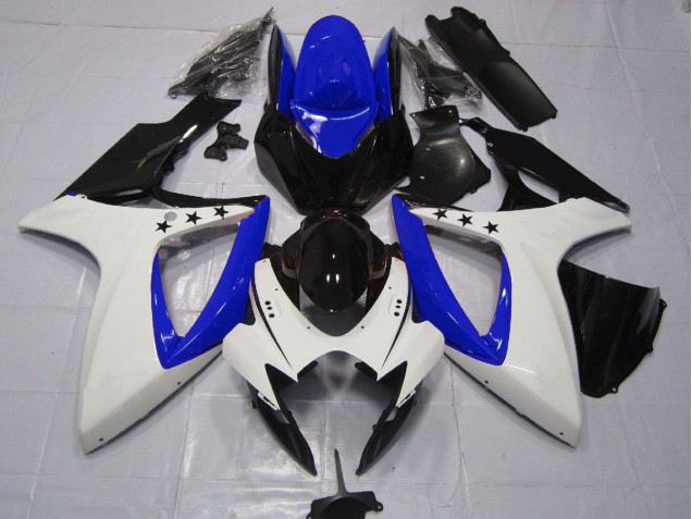 2006-2007 Dark Blue Star Suzuki GSXR 600-750 Motorcycle Fairings 2006-2007 Dark Blue Star Suzuki GSXR 600-750 Motorcycle Fairings