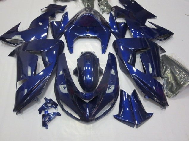 2006-2007 Deep Blue Kawasaki ZX10R Motorcycle Fairings 2006-2007 Deep Blue Kawasaki ZX10R Motorcycle Fairings