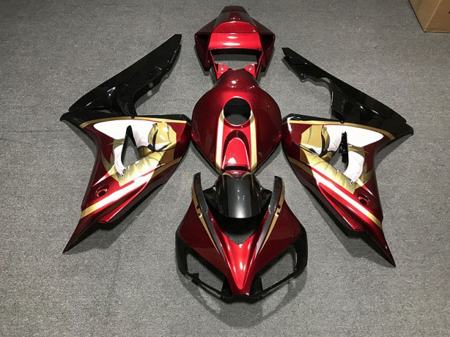 2006-2007 Deep Red & Gold Honda CBR1000RR Motorcycle Fairings 2006-2007 Deep Red & Gold Honda CBR1000RR Motorcycle Fairings