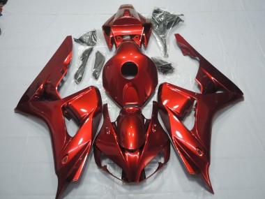 2006-2007 Deep Red Honda CBR1000RR Motorcycle Fairings
