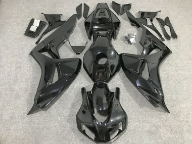2006-2007 Gloss Black Honda CBR1000RR Motorcycle Fairings
