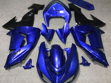 2006-2007 Gloss Blue Kawasaki ZX10R Motorcycle Fairings