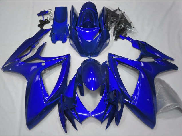 2006-2007 Gloss Blue Plain Suzuki GSXR 600-750 Motorcycle Fairings 2006-2007 Gloss Blue Plain Suzuki GSXR 600-750 Motorcycle Fairings