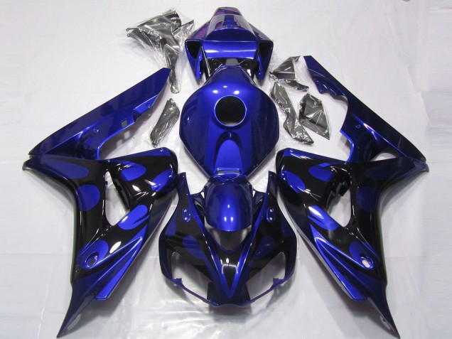 2006-2007 Gloss Blue and Black Honda CBR1000RR Motorcycle Fairings 2006-2007 Gloss Blue and Black Honda CBR1000RR Motorcycle Fairings