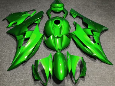 2006-2007 Gloss Green Yamaha R6 Motorcycle Fairings