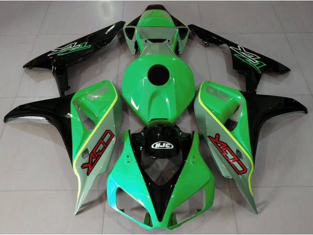 2006-2007 Gloss Green and Black CBR Style Honda CBR1000RR Motorcycle Fairings 2006-2007 Gloss Green and Black CBR Style Honda CBR1000RR Motorcycle Fairings
