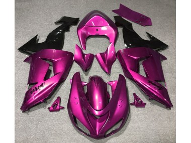 2006-2007 Gloss Pink Kawasaki ZX10R Motorcycle Fairings
