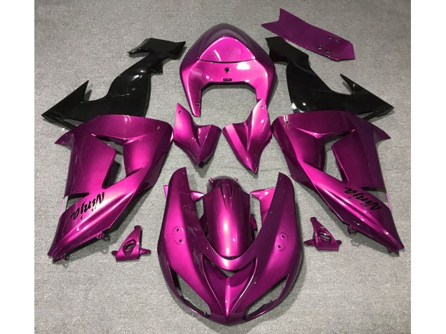 2006-2007 Gloss Pink Kawasaki ZX10R Motorcycle Fairings 2006-2007 Gloss Pink Kawasaki ZX10R Motorcycle Fairings