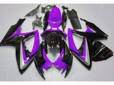 2006-2007 Gloss Purple Debadged Suzuki GSXR 600-750 Motorcycle Fairings